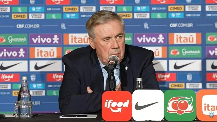 Carlo Ancelotti concede entrevista coletiva